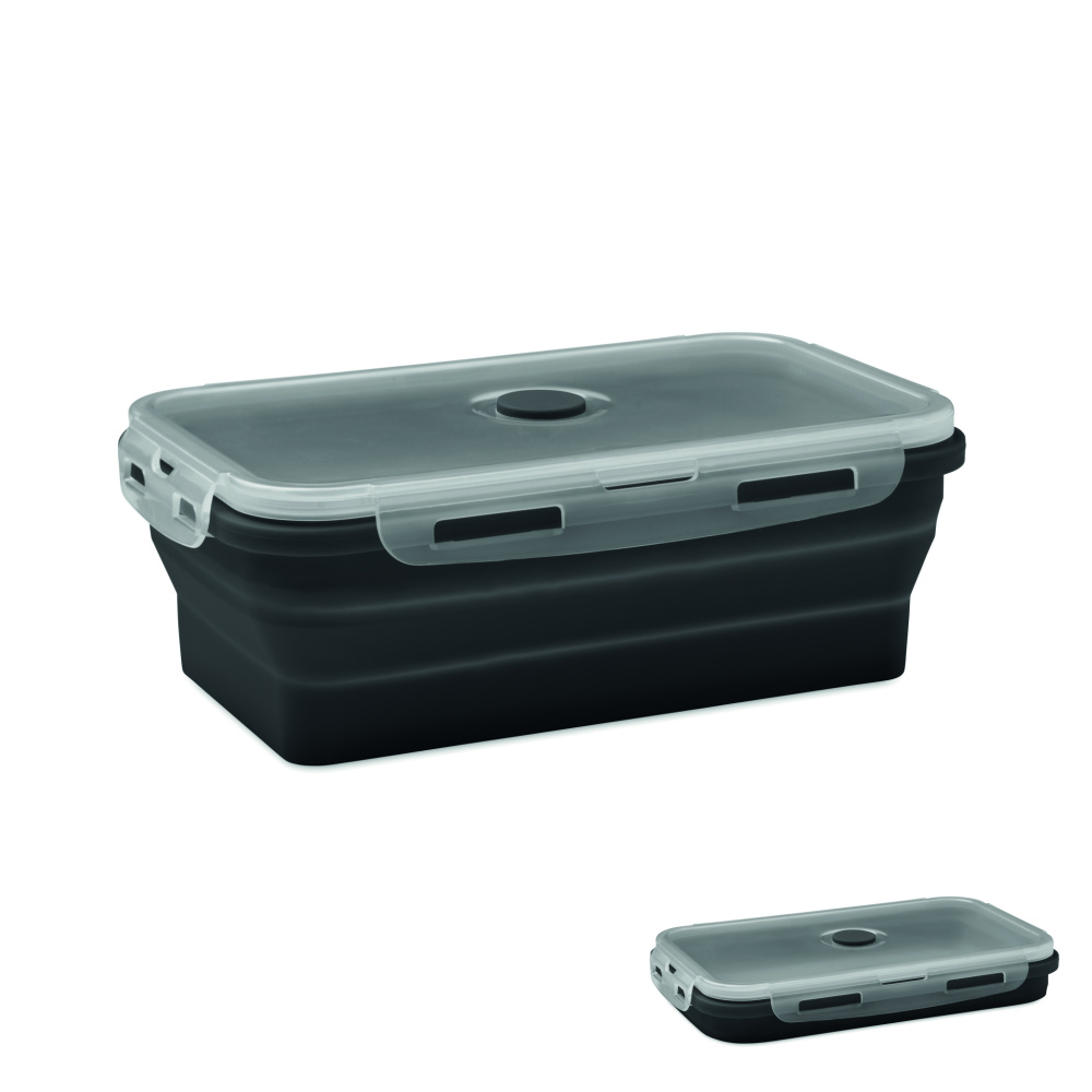 Лого трейд pекламные подарки фото: Collapsible silicone lunch box