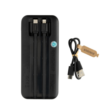 Логотрейд pекламные продукты картинка: Turbopack RCS rplastic powerbank 10.000 интегрированных кабелей