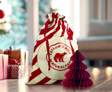 Лого трейд pекламные продукты фото: Large Santa cotton bag