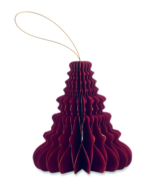Лого трейд pекламные cувениры фото: Christmas paper tree hanger