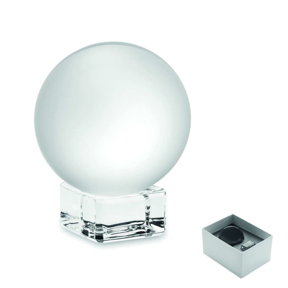 Лого трейд бизнес-подарки фото: Glass round award