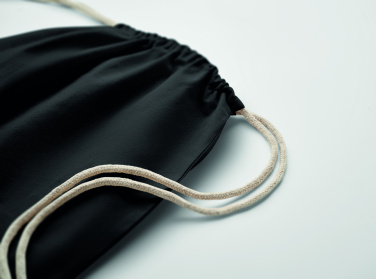 Лого трейд pекламные cувениры фото: Drawstring bag Fairtrade 180gr