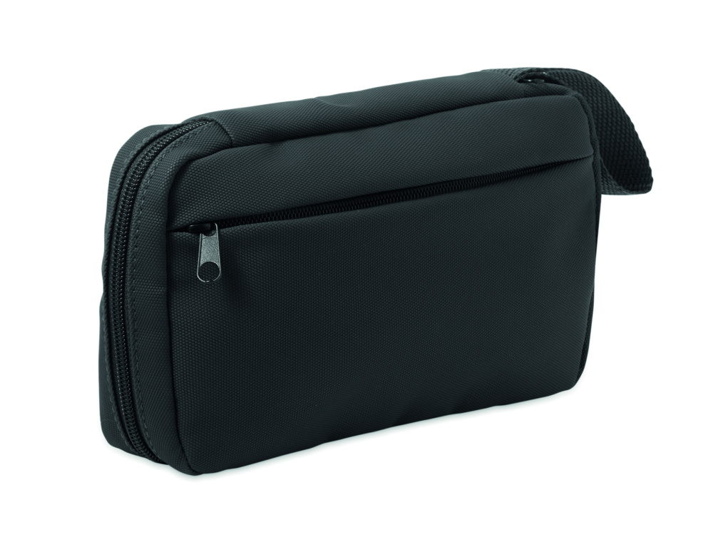 Логотрейд pекламные cувениры картинка: Toiletry bag 600D RPET