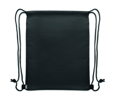 Лого трейд бизнес-подарки фото: Drawstring bag in 600D RPET