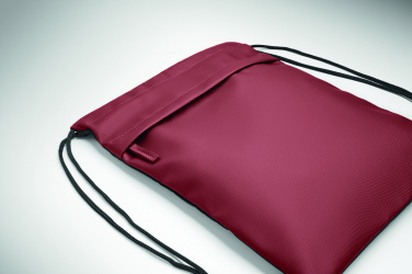 Логотрейд pекламные cувениры картинка: Drawstring bag in 600D RPET