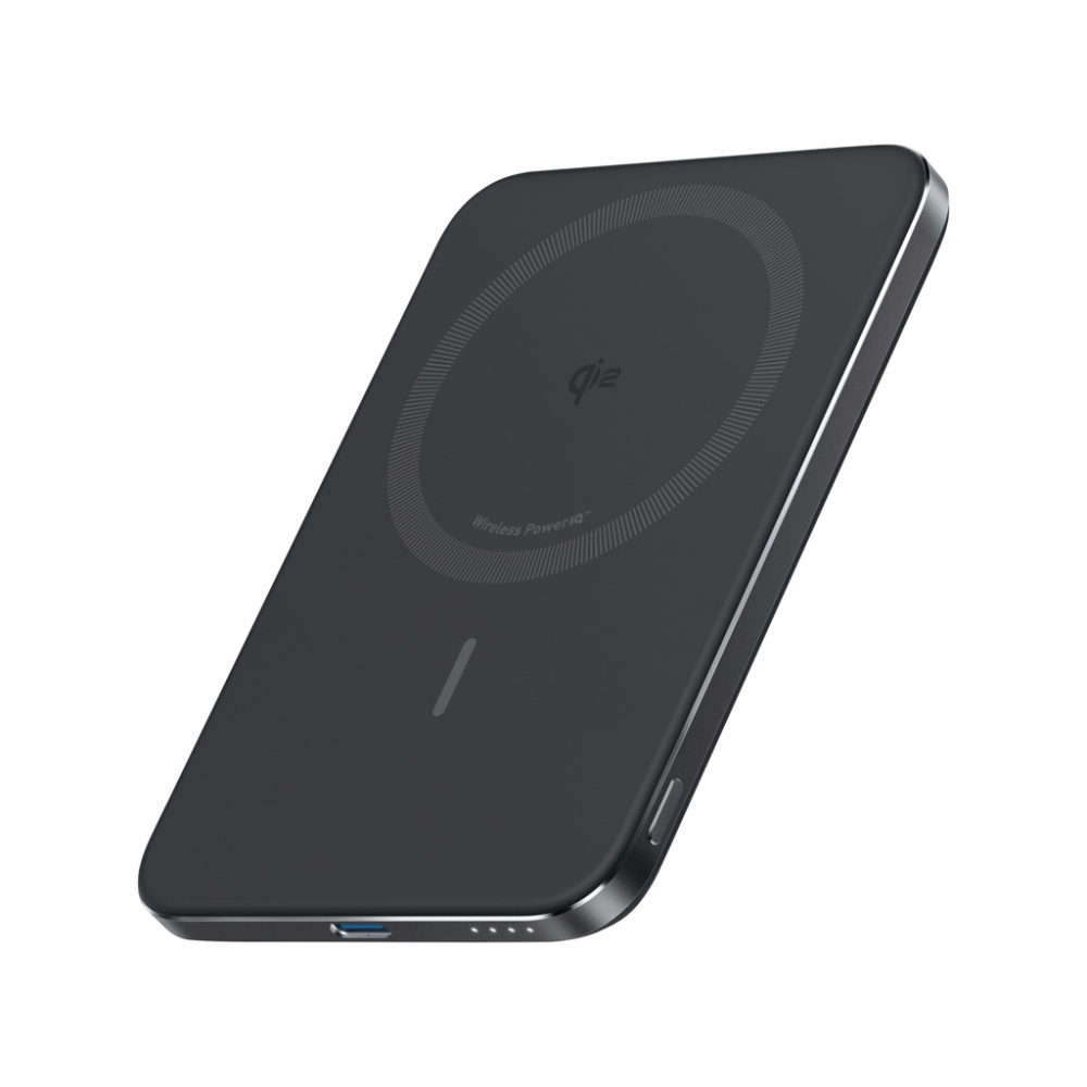 Логотрейд бизнес-подарки картинка: Беспроводной аккумулятор Anker Nano 5K 15 Вт MagGo slim Qi 2.0