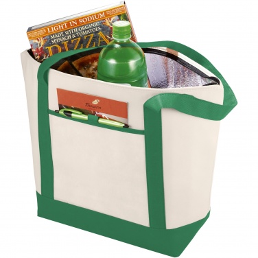 Logotrade profilprodukter bild: Lighthouse nonwoven kylväska med axelrem 21L