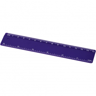 Logotrade presentreklam bild: Renzo 15 cm plastlinjal