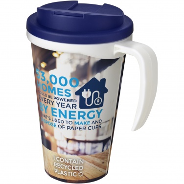 Logotrade reklamprodukter bild: Brite-Americano® Grande 350 ml mugg med spillsäkert lock