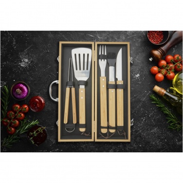 Logotrade profilprodukter bild: Churras Grillset med 5 delar