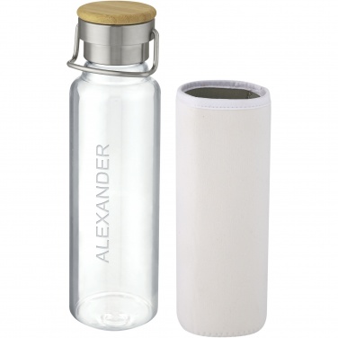 Logotrade profilreklam bild: Thor 660 ml glasflaska med neoprenfodal
