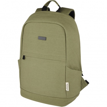 Logotrade kampanjprodukter bild: Joey stöldsäker 15,6 tums laptopväska av GRS-återvunnen canvas, 18 l