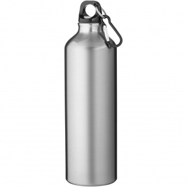 Logotrade reklamprodukter bild: Oregon vattenflaska av RCS-certifierad återvunnen aluminium med karbinhake, 770 ml