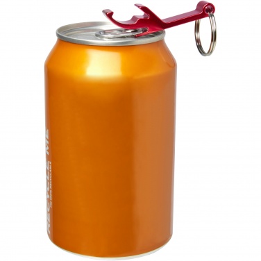 Logotrade profilprodukter bild: Tao flask- och burköppnare med nyckelring av RCS-återvunnen aluminium