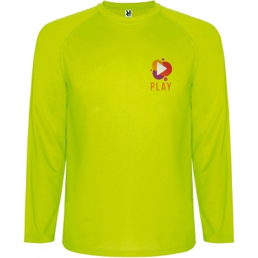 Logotrade profilreklam bild: Montecarlo långärmad sport t-shirt för män