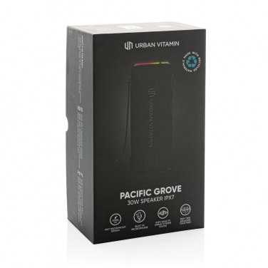 Logotrade kampanjprodukter bild: Urban Vitamin Pacific Grove 30W högtalare IPX7 RCS rplast