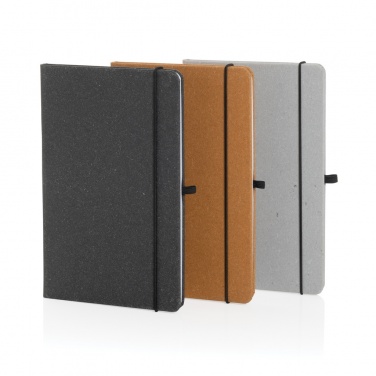 Logotrade presentreklam bild: A5 hardcover anteckningsbok i återvunnet läder