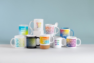 Logotrade profilreklam bild: Mugg med kork för sublimering