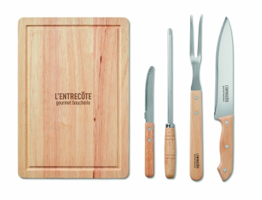 Logotrade reklamprodukter bild: Knivset med skärbräda