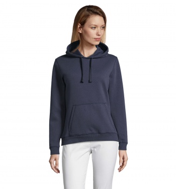 Logotrade reklamprodukter bild: SPENCER Dam Hoodie 280g
