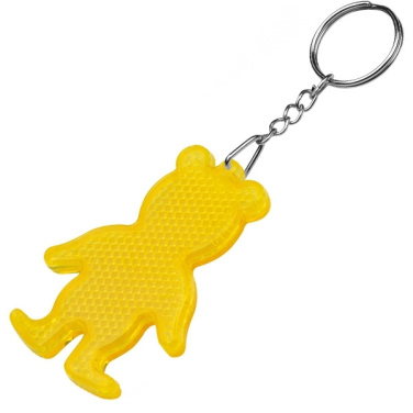 Logotrade reklamprodukter bild: Reflex nyckelring BEAR
