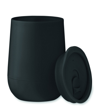 Logotrade profilreklam bild: PP dubbelväggig mugg 300 ml