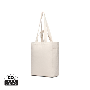 Logotrade reklamprodukter bild: VINGA Hilo AWARE™ återvunnen canvas tote med dragkedja