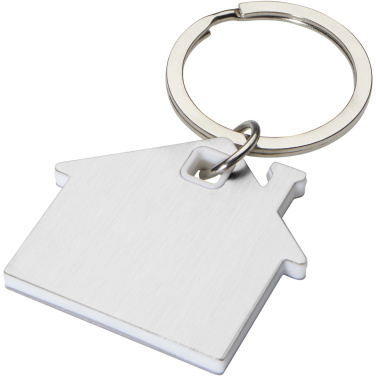 Logotrade reklamprodukter bild: Nook husformad nyckelring