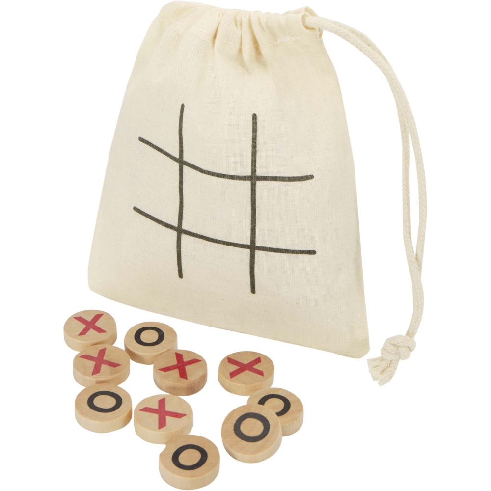 Logotrade profilprodukter bild: Whorl tic-tac-toe-spel av trä