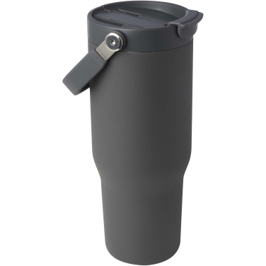Logotrade kampanjprodukter bild: Bronx 900 ml vakuumisolerad termos av koppar och RCS-certifierat återvunnet rostfritt stål med ett lock med dubbla funktioner