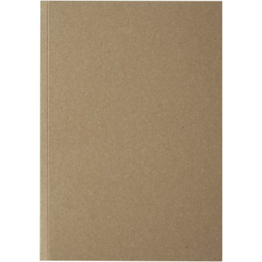 Logotrade profilprodukter bild: Novella Austen A5 anteckningsbok med återvunnet mjukt omslag med kraftpapper, 100 ark