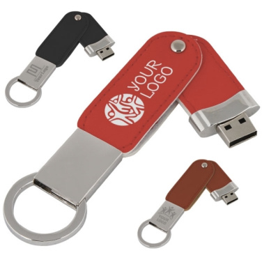 Logotrade reklamprodukter bild: Metall-USB-minne