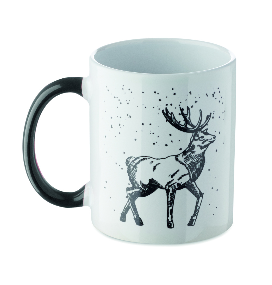 Logotrade profilprodukter bild: Keramikmugg Julmotiv 300ml