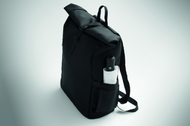 Logotrade reklamprodukter bild: Rolltop dataryggsäck 600D