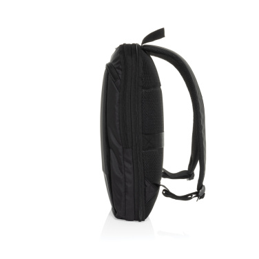Logotrade reklamprodukter bild: Flexpack Aware™ RPET expanderbar smal 15,6 laptop ryggsäck
