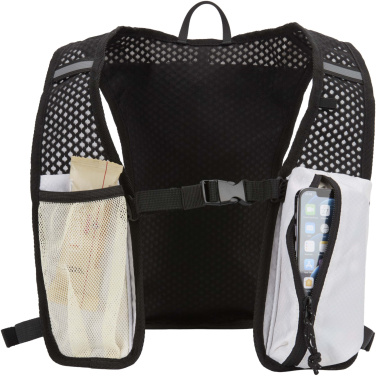 Logotrade profilprodukter bild: Nomad löparväst med vätskepaket av GRS-återvunnet material 5 l