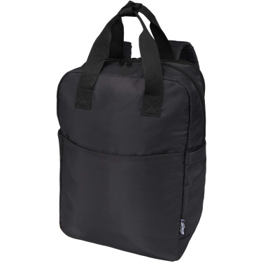 Logotrade profilprodukter bild: Resa 14 tum Aware™ laptopväska för resor av återvunnet material på 9 l