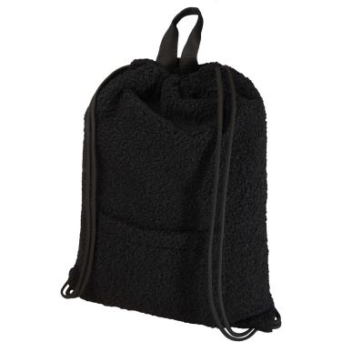 Logotrade profilreklam bild: Bear ryggsäck med dragsko av GRS-certifierat återvunnet sherpa-material, 9 l