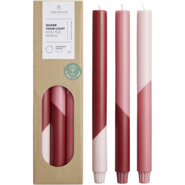 Logotrade reklamprodukter bild: Originalhome Eden diagonala ljus – set om 3