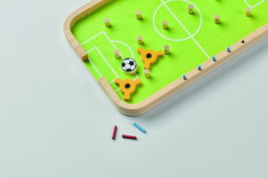 Logotrade profilprodukter bild: Fotbollsspel i trä