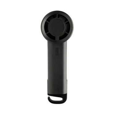 Logotrade reklamprodukter bild: Twist uppladdningsbar bärbar fläkt i återvunnen plast