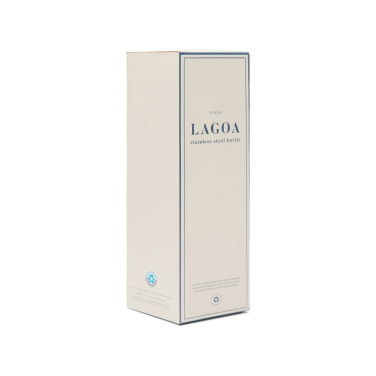 Logotrade profilprodukter bild: VINGA Lagoa RCS återvunnet stål flaska 600 ML