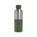 Ripple RCS R-stål Vattenflaska 750 ml, läckagesäker, handtag, grön