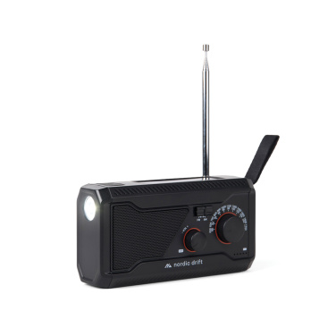 Logotrade profilprodukter bild: Nordic Drift Titan IPX4 multifunktionsradio 400 mAh