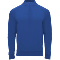 Epiro långärmad unisex sweatshirt med kvartslång dragkedja, Kunglig blå